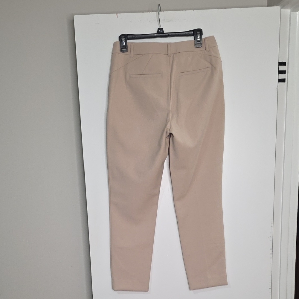 White House Black Market Beige Straight Leg Pants - Picture 3 of 6